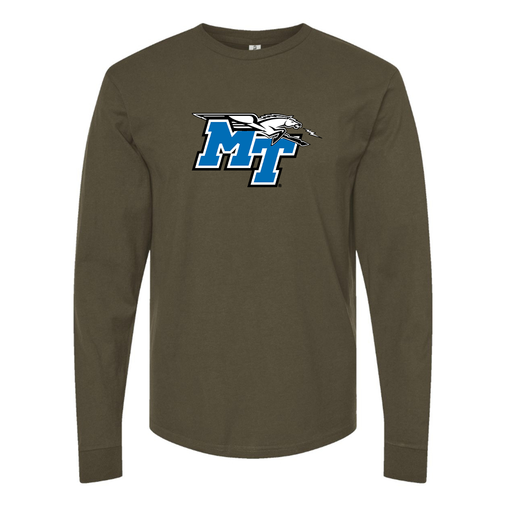 Men's Middle Tennessee Blue Raiders Cotton Long Sleeve T-Shirt