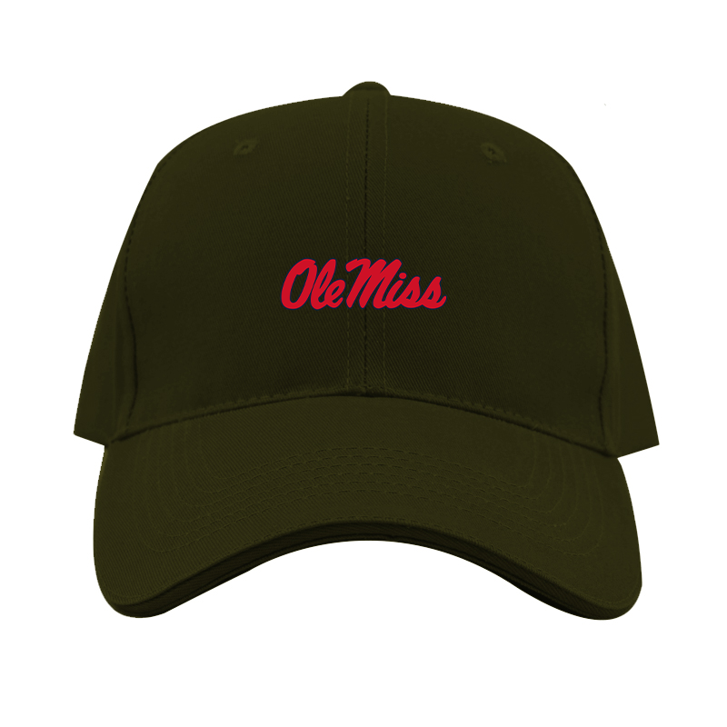 Mississippi Rebels Logo Dad Baseball Cap Hat