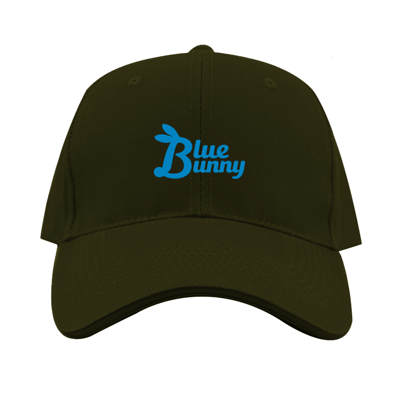 Blue Bunny  Logo  Dad Baseball Cap Hat