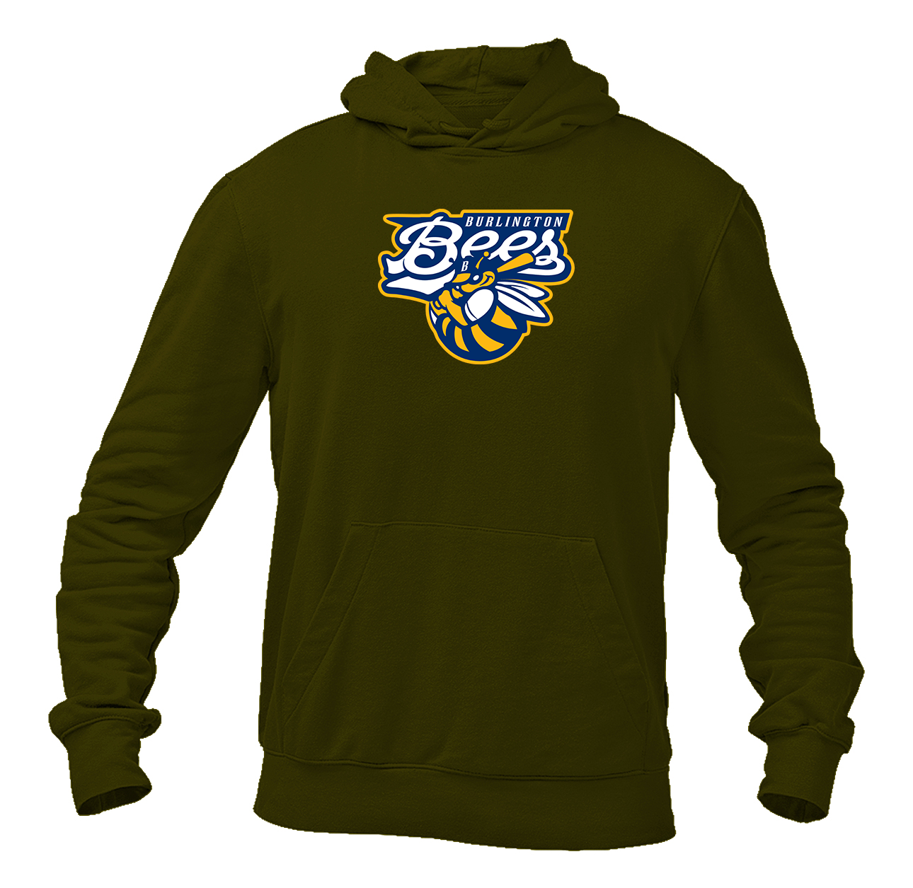 Men's Burlington Bees  Logo Pullover Hoodie