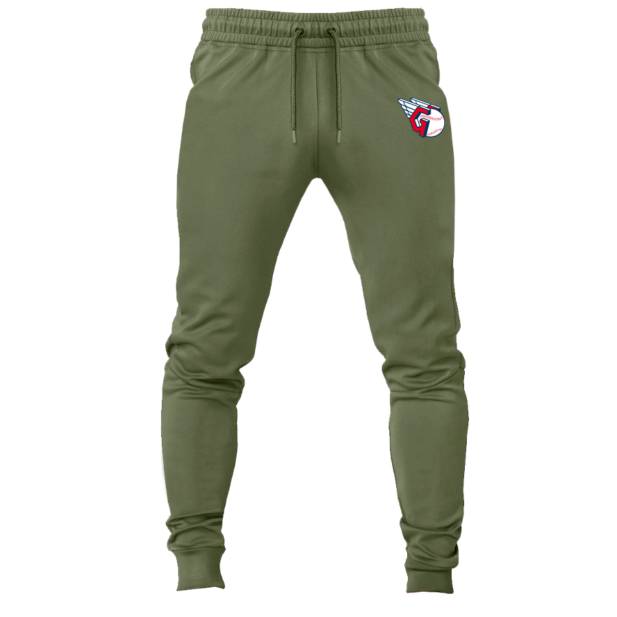 Men's Cleveland Guardians Logo Sweatpants Joggers