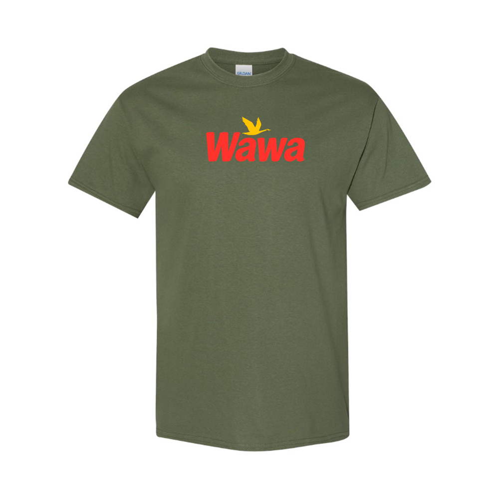 Men's Wawa Gas Station Logo Cotton T-Shirt