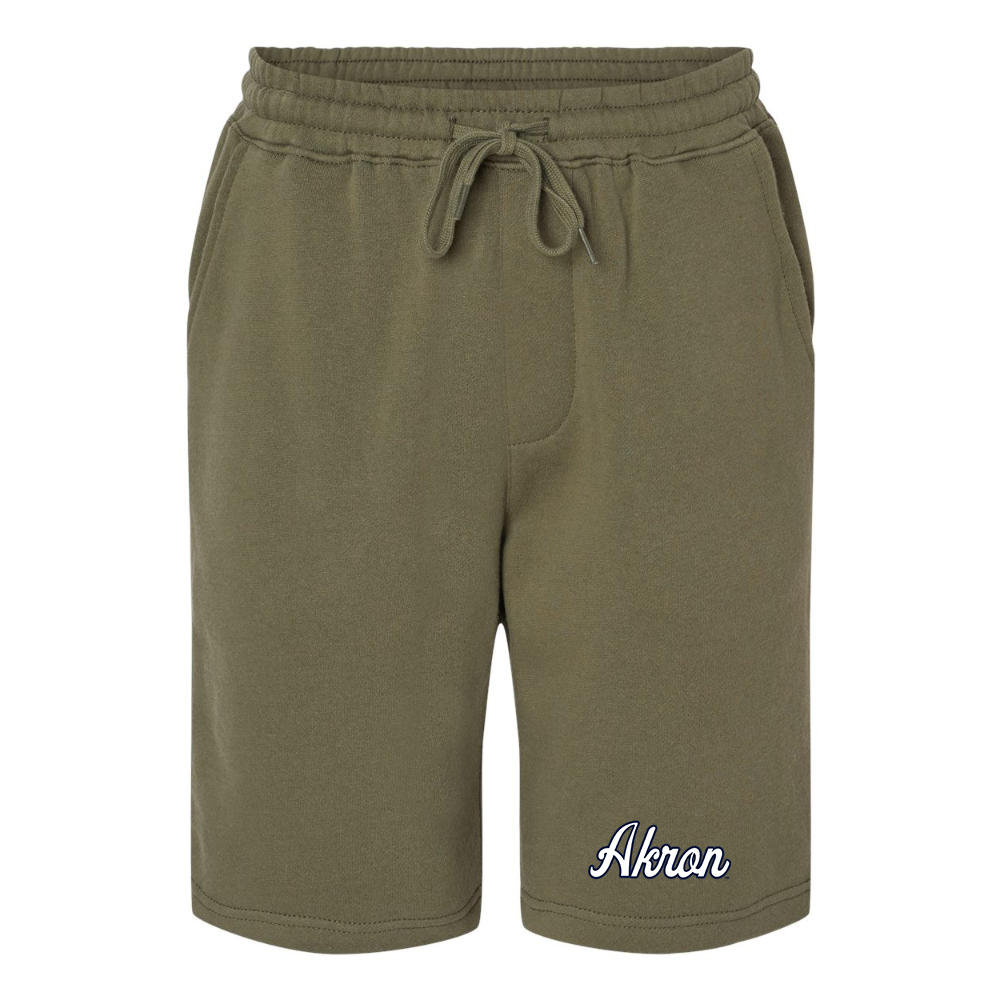 Men's Akron Zips  Independent Trading Co Midweight Fleece Shorts