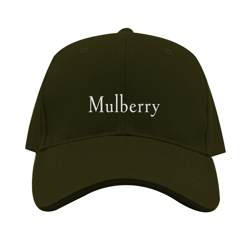 Mulberry  Logo  Dad Baseball Cap Hat