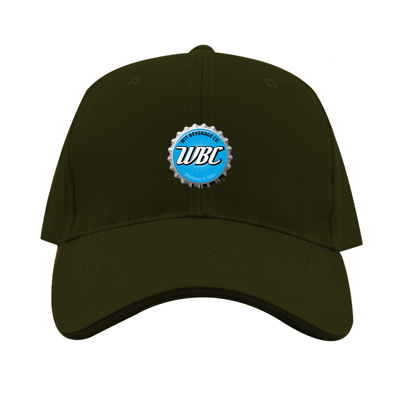 Wit Beverage Company Logo  Dad Baseball Cap Hat