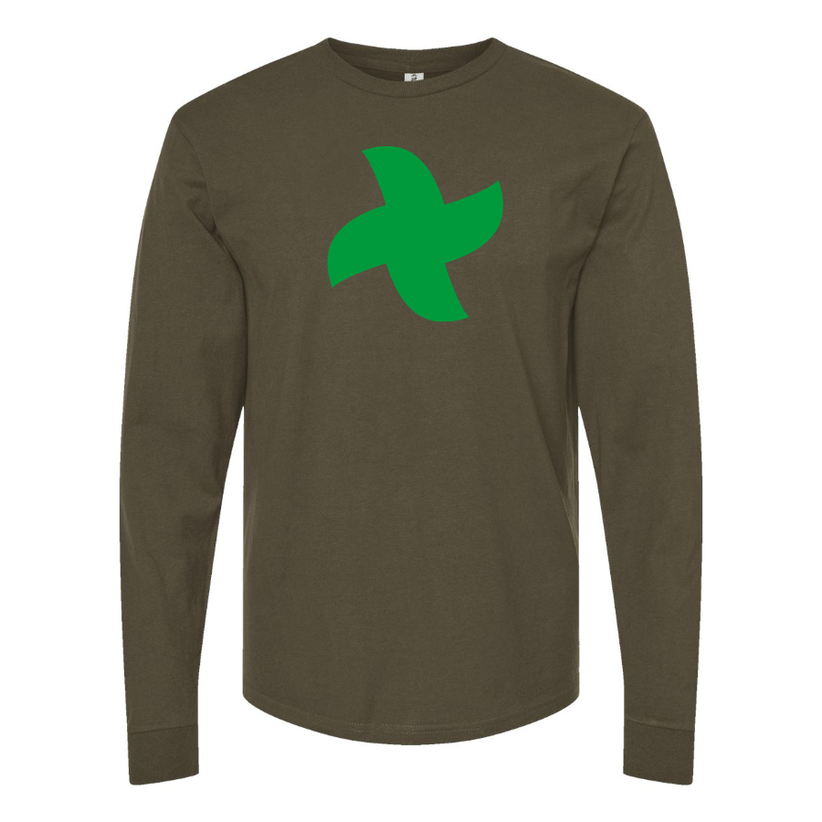 Men's Thermomix Screw Logo  Cotton Long Sleeve T-Shirt
