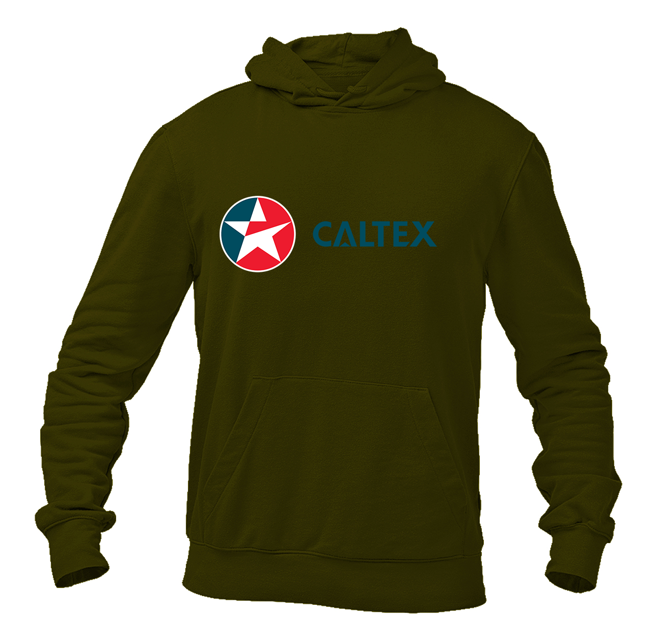 Men's Caltex Gas Station  Softstyle Midweight Hooded Sweatshirt
