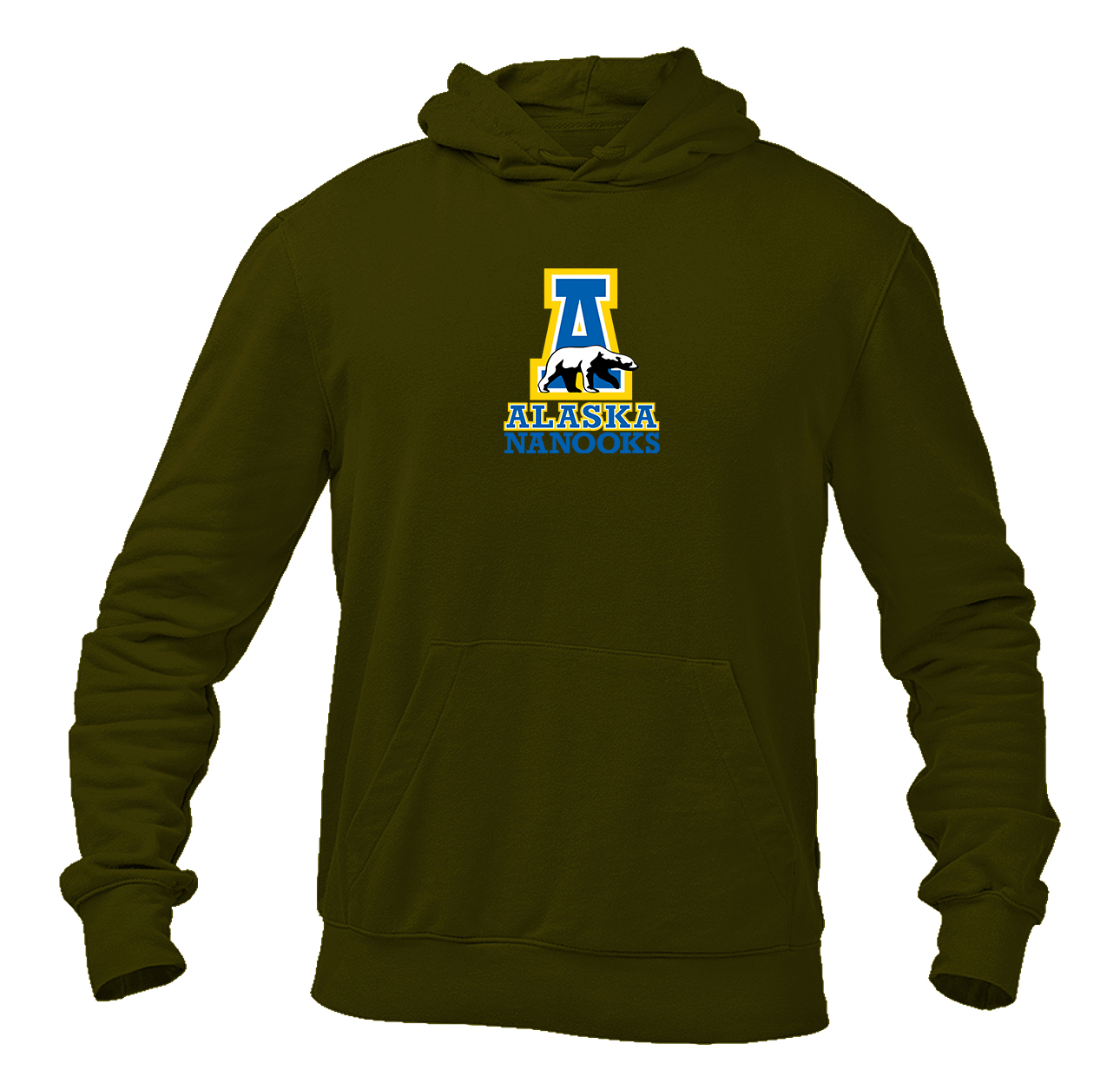 Men's Alaska Nanooks Softstyle Midweight Hooded Sweatshirt