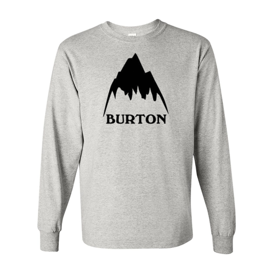 Men's  Burton Mountain  Gildan Heavy Cotton Long Sleeve T-Shirt