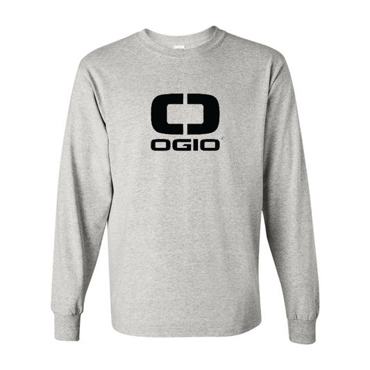Men's Ogio Vertical   Gildan Heavy Cotton Long Sleeve T-Shirt