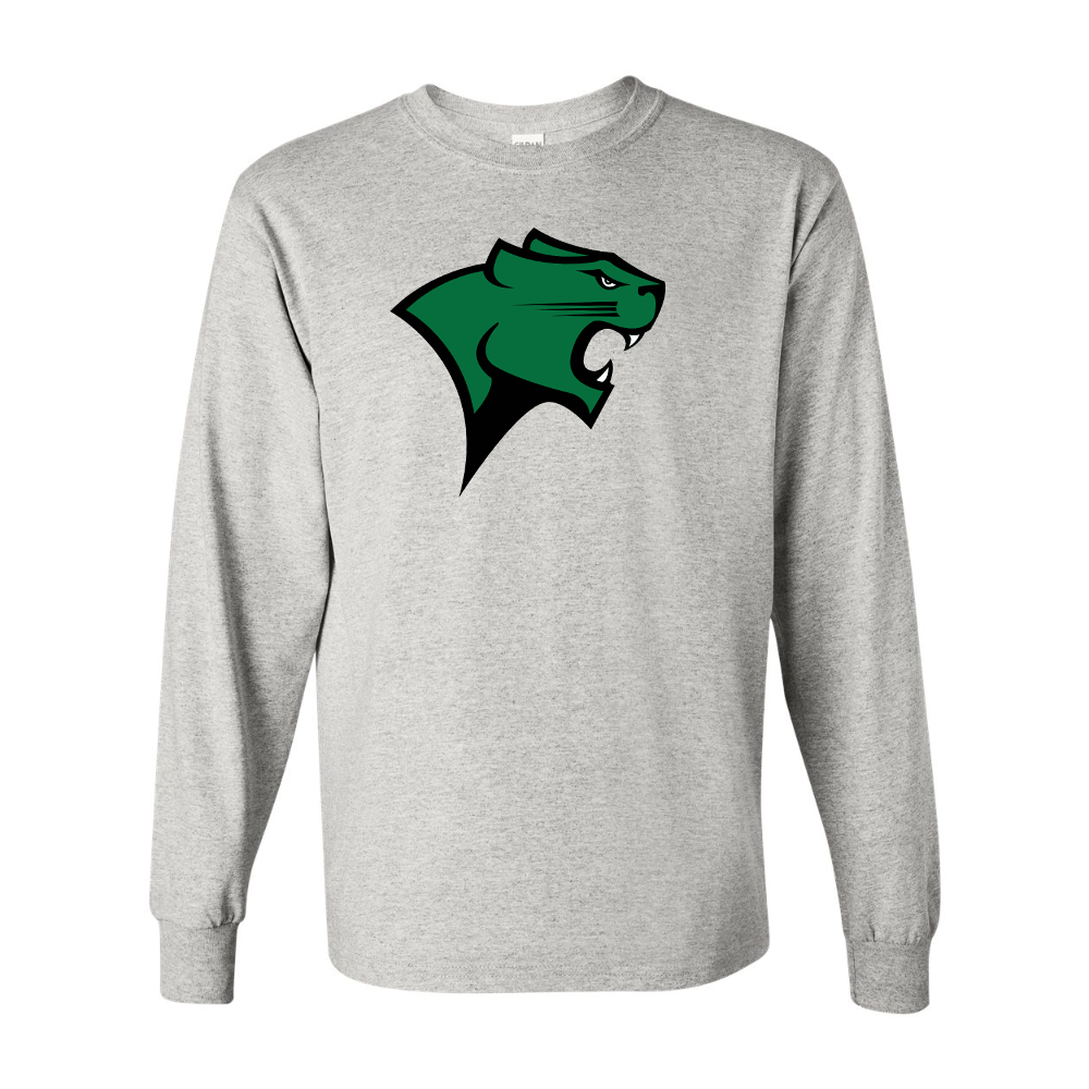 Men's Chicago State Cougars  Gildan Heavy Cotton Long Sleeve T-Shirt
