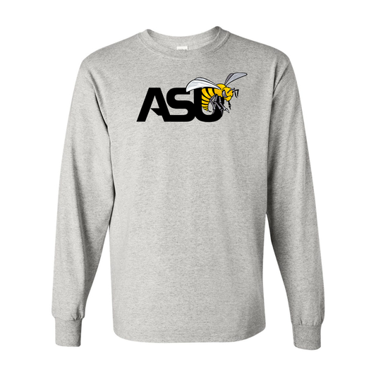 Men's Alabama State Hornets Gildan Heavy Cotton Long Sleeve T-Shirt