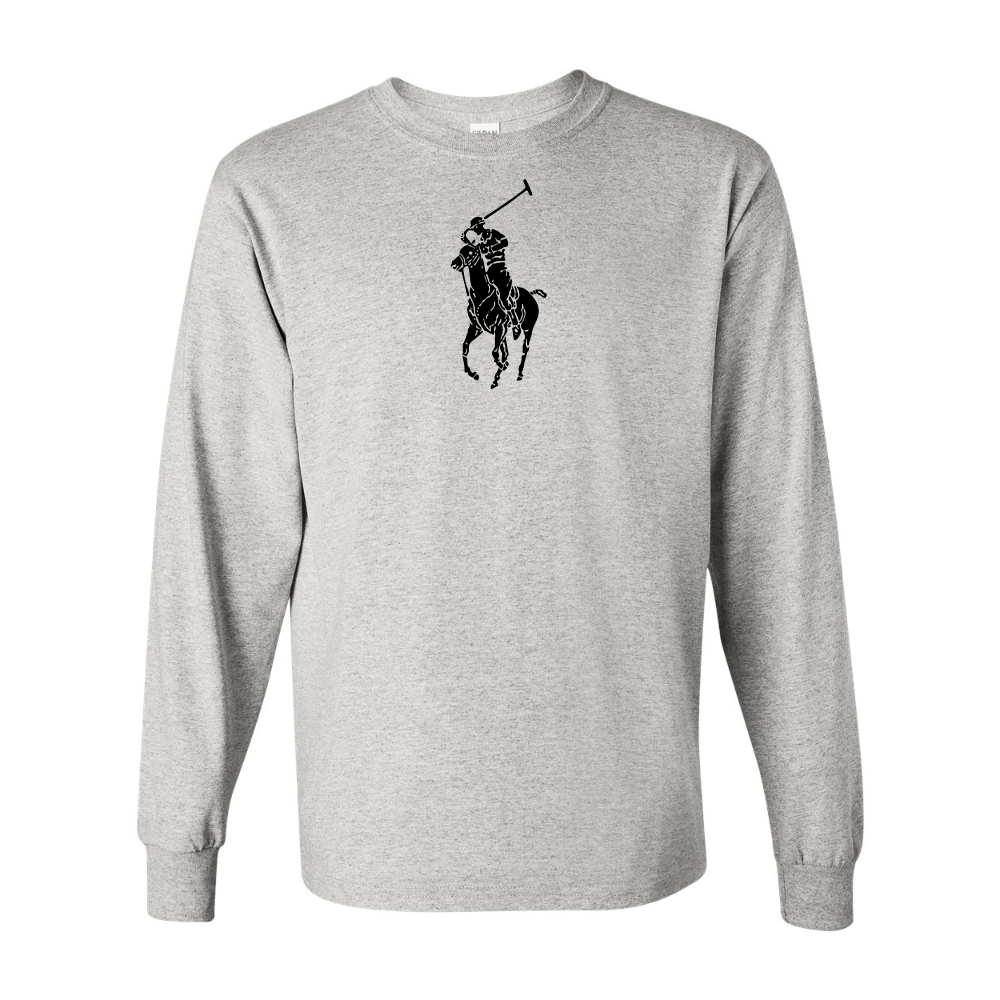 Men's  Polo Ralph Lauren Gildan Heavy Cotton Long Sleeve T-Shirt