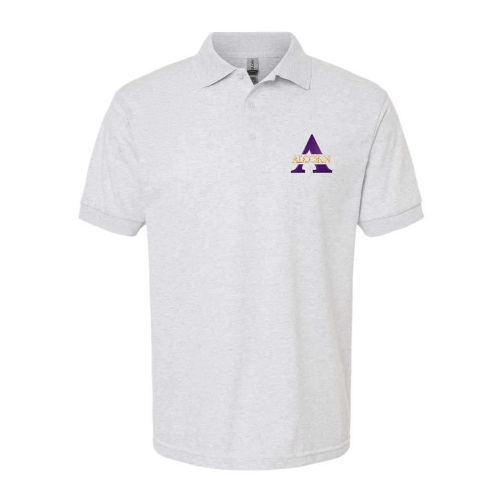 Men's Alcorn State Braves Wildcats Dry Blend Jersey Polo