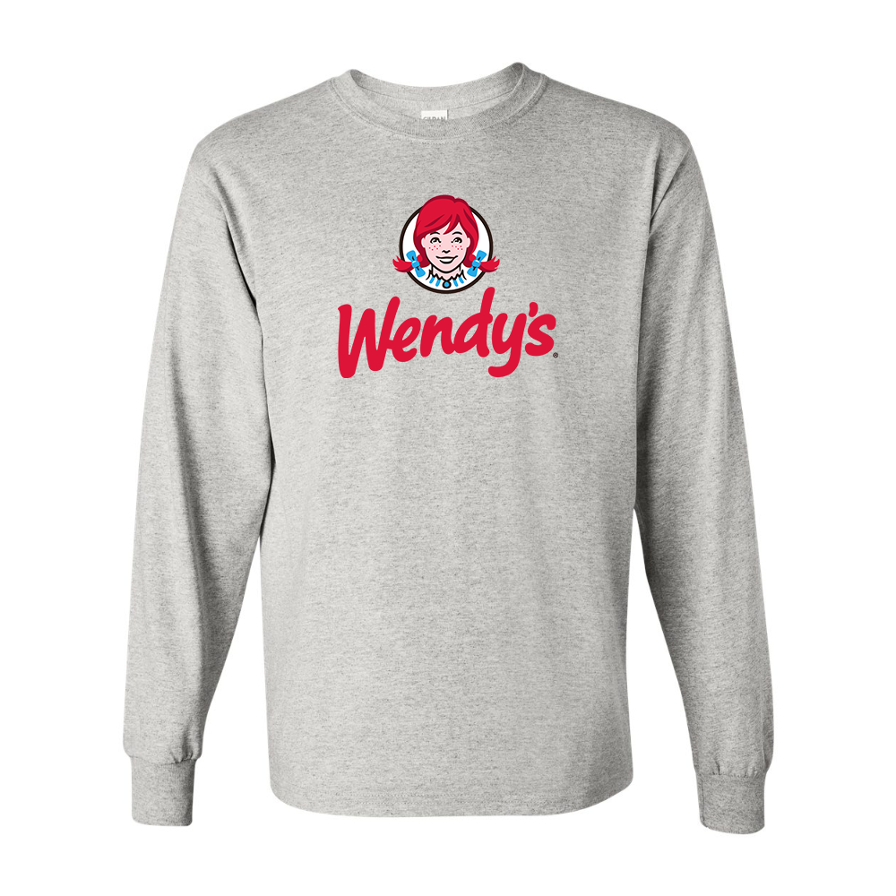 Men's Wendy_s  Gildan Heavy Cotton Long Sleeve T-Shirt