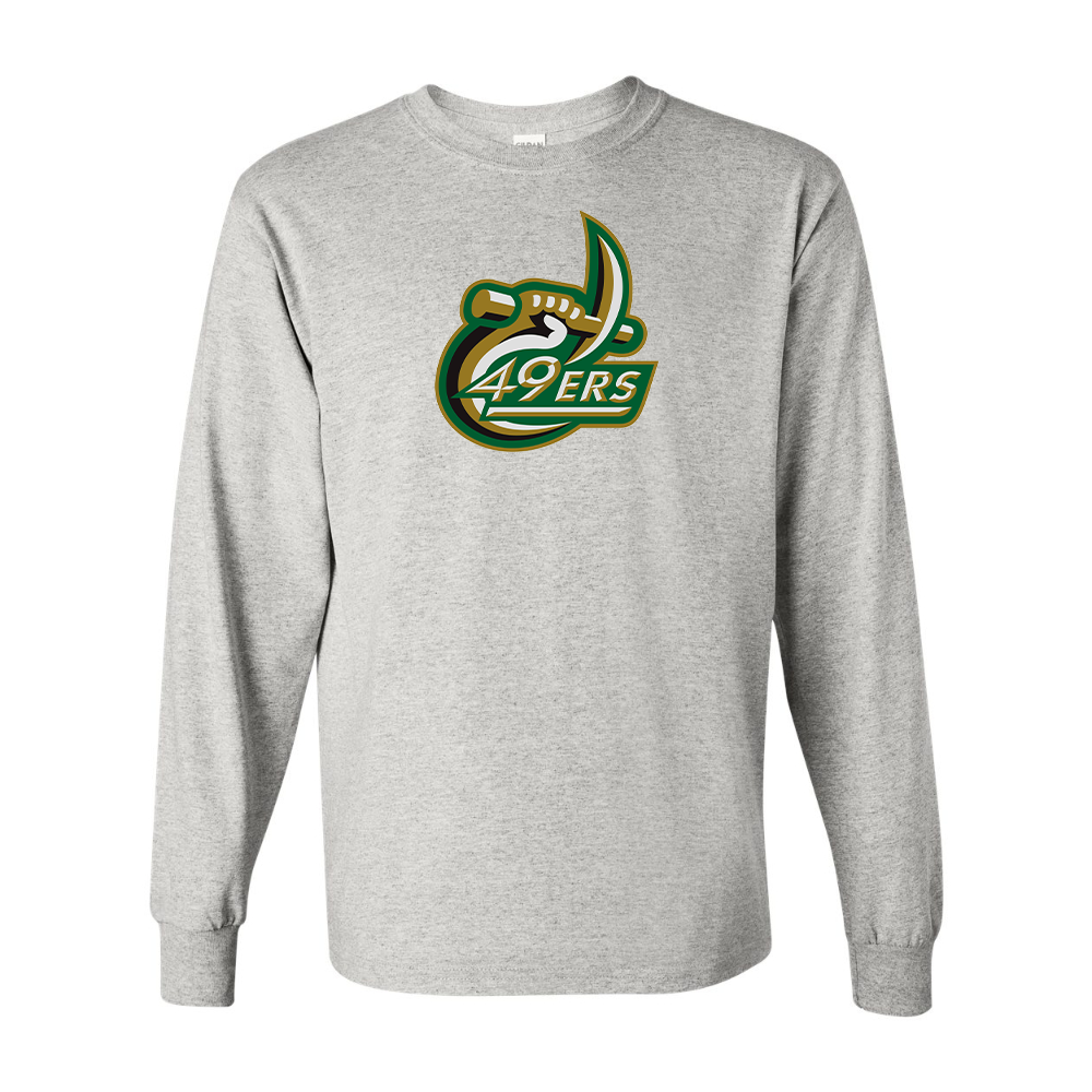 Men's Charlotte 49ers Gildan Heavy Cotton Long Sleeve T-Shirt