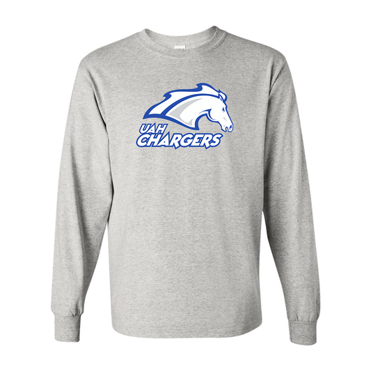 Men's Alabama Huntsville Chargers Gildan Heavy Cotton Long Sleeve T-Shirt