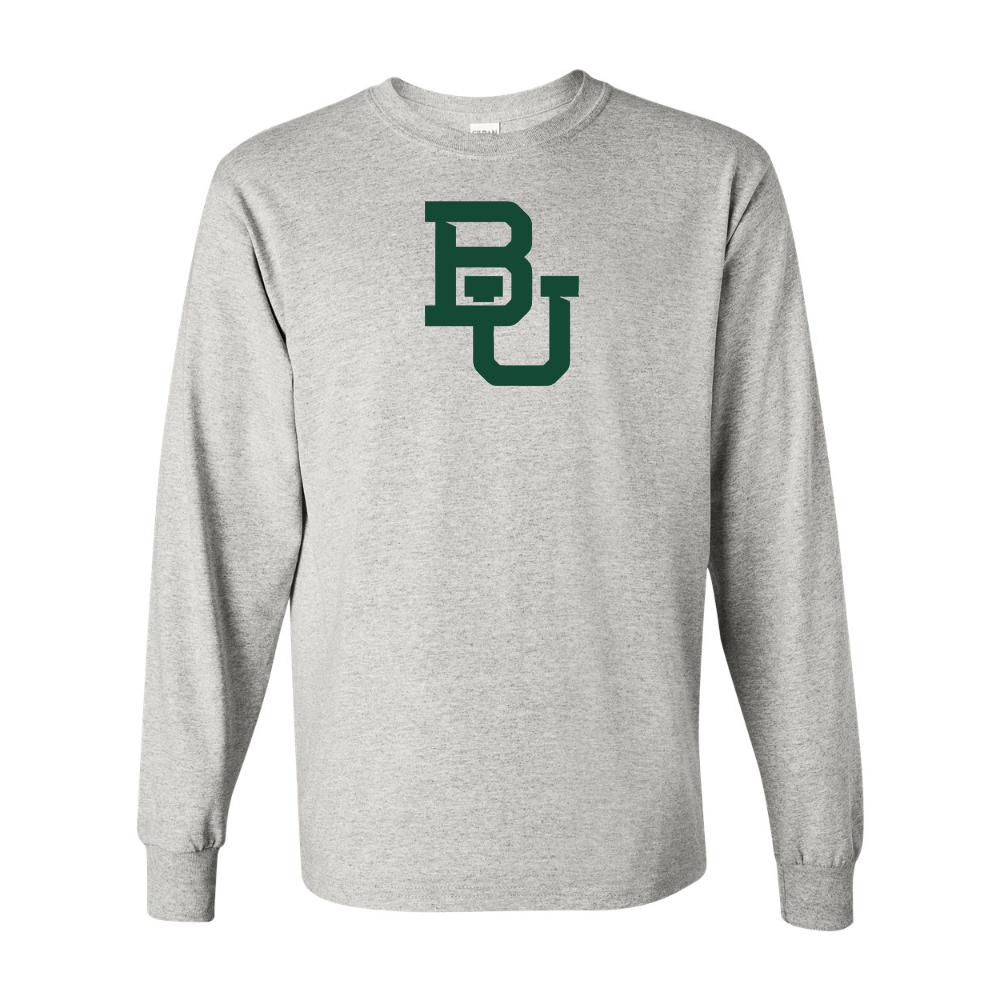 Men's  Baylor Bears Gildan Heavy Cotton Long Sleeve T-Shirt