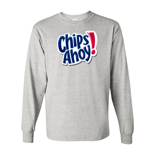 Men's Chips Ahoy Gildan Heavy Cotton Long Sleeve T-Shirt