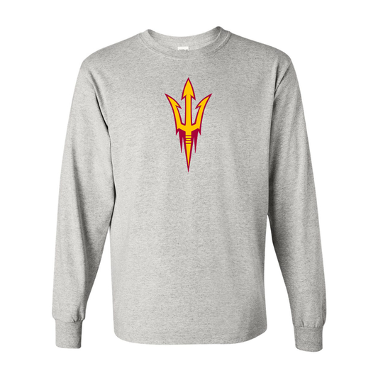 Men's  Arizona State Sun Devils Gildan Heavy Cotton Long Sleeve T-Shirt