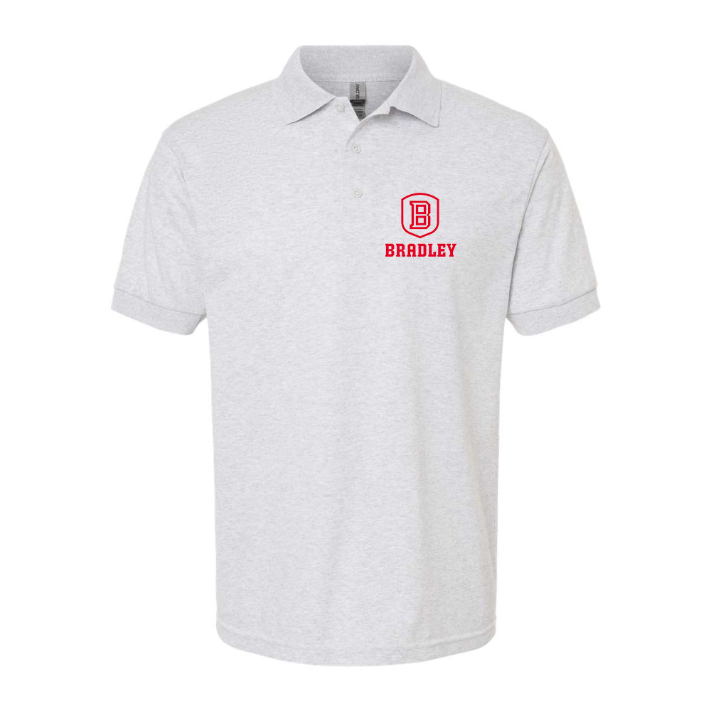 Men's Bradley Braves Dry Blend Jersey Polo