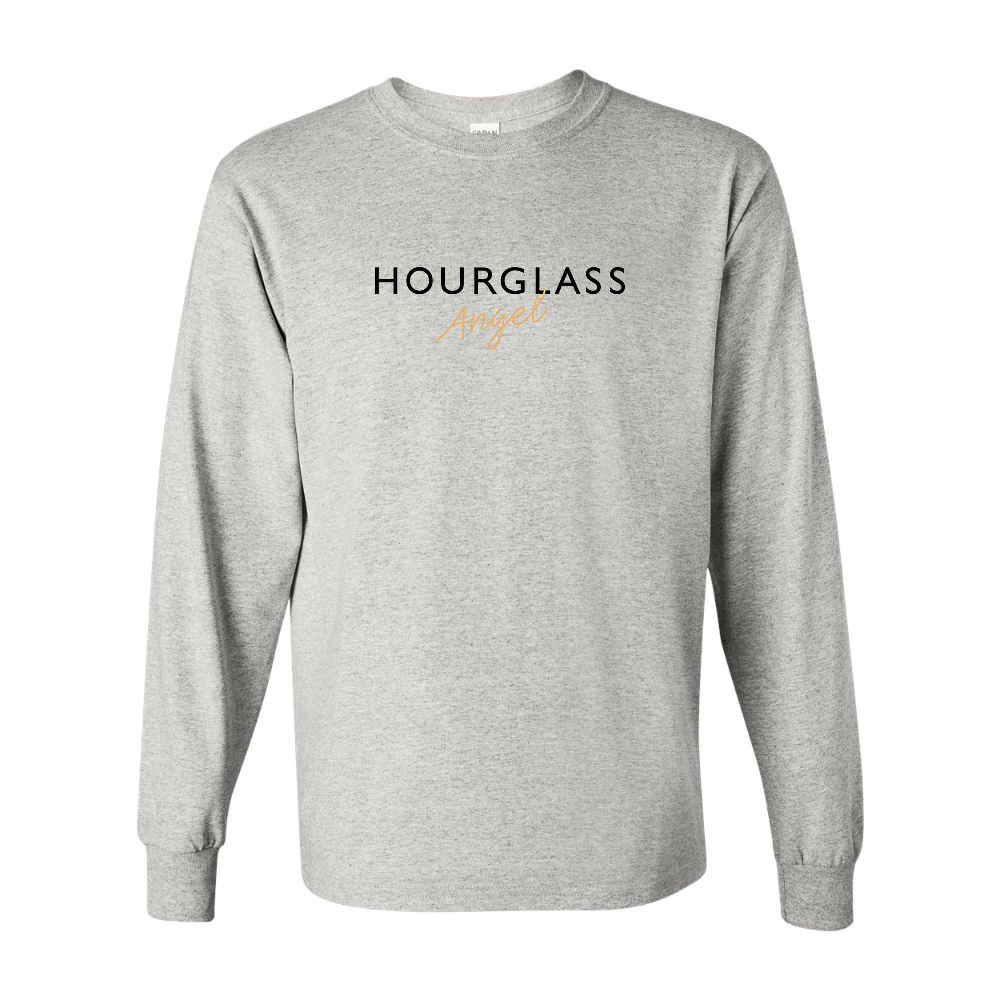 Men's Hourglass Angel  Gildan Heavy Cotton Long Sleeve T-Shirt