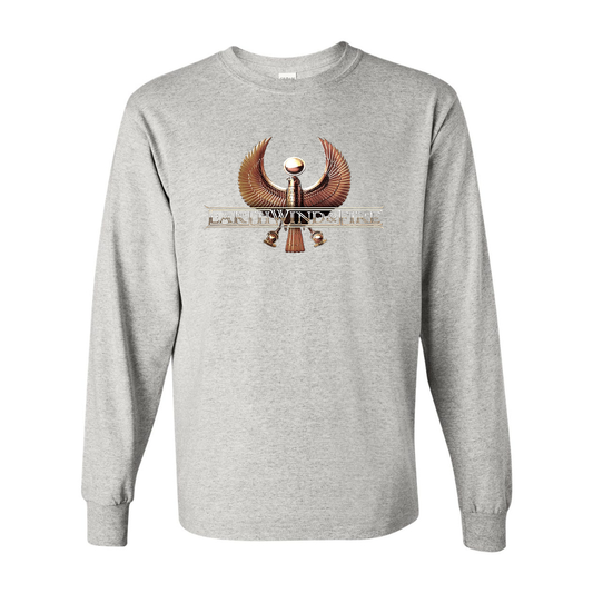 Men's Earth Wind & Fire  Gildan Heavy Cotton Long Sleeve T-Shirt