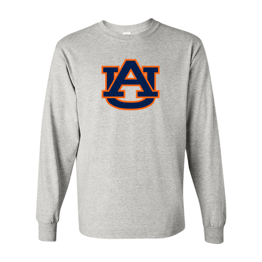 Men's  Auburn Tigers  Gildan Heavy Cotton Long Sleeve T-Shirt