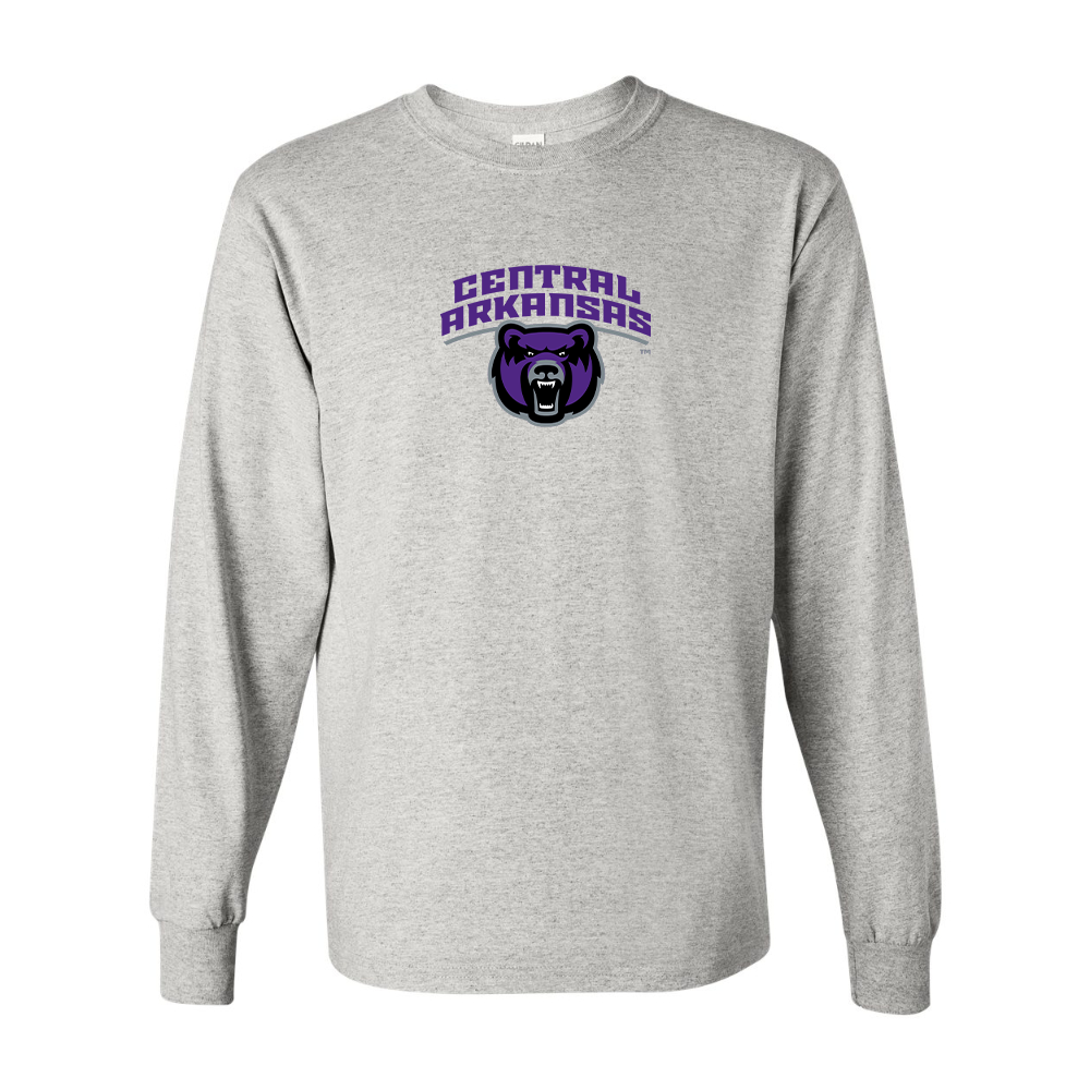 Men's Central Arkansas Bears  Gildan Heavy Cotton Long Sleeve T-Shirt