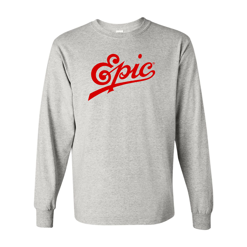 Men's Epic Records  Gildan Heavy Cotton Long Sleeve T-Shirt