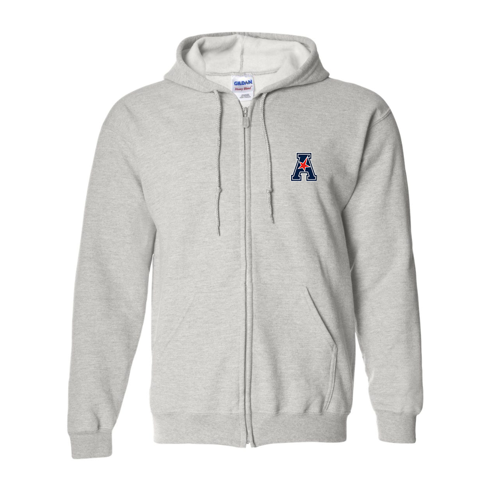 Men's  American Athletic Conference Gildan  Heavy Blend Full Zip Hooded Sweatshirt