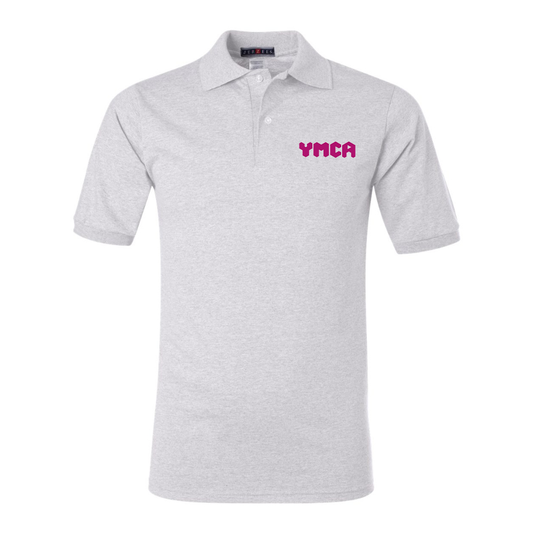 Men's   YMCA Mauve JERZEES  SpotShield polo