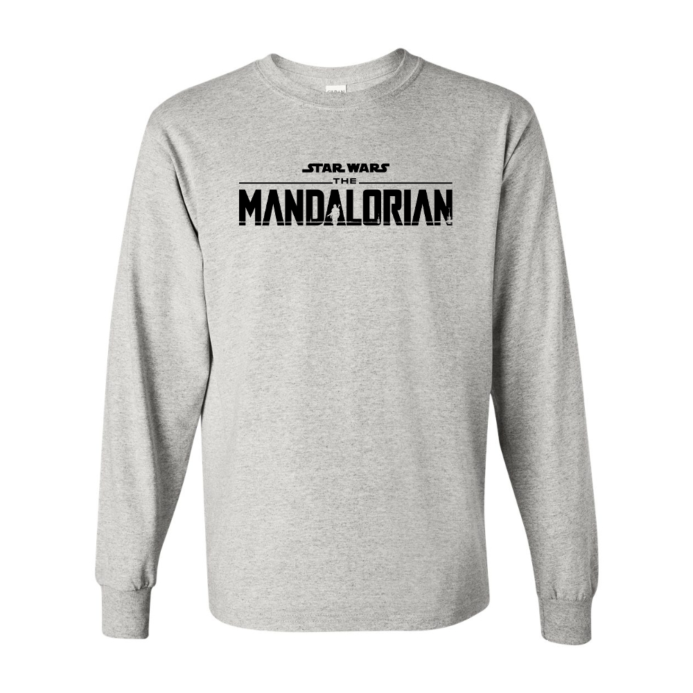 Men's Star Wars The Mandalorian Gildan Heavy Cotton Long Sleeve T-Shirt