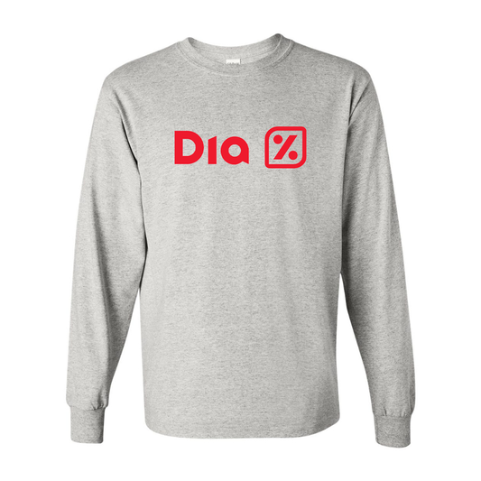 Men's Dia  Gildan Heavy Cotton Long Sleeve T-Shirt