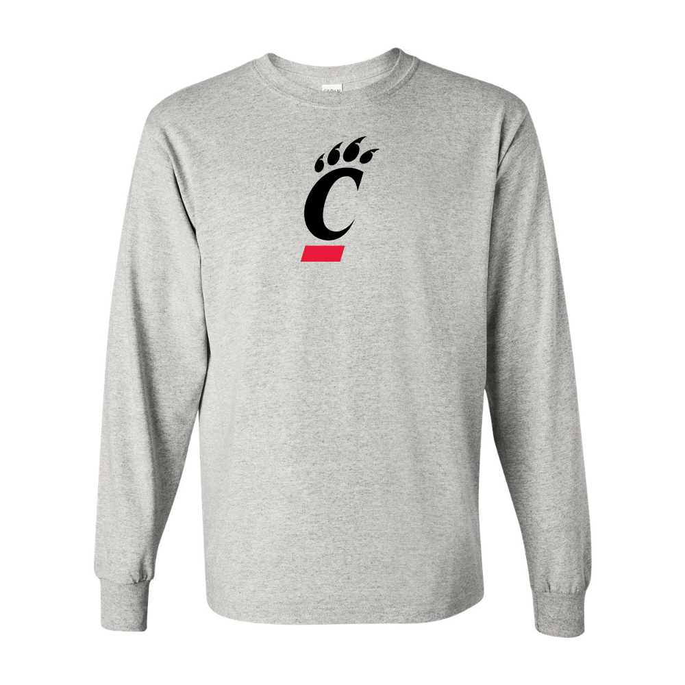 Men's Cincinnati Bearcats Gildan Heavy Cotton Long Sleeve T-Shirt