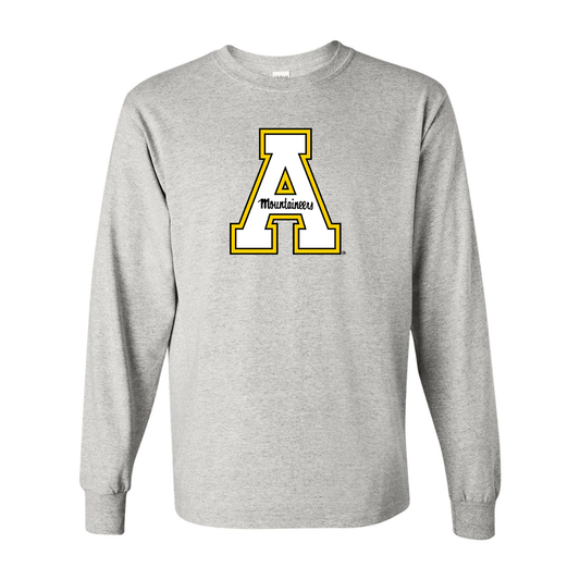 Men's  Appalachian State Mountaineers  Gildan Heavy Cotton Long Sleeve T-Shirt