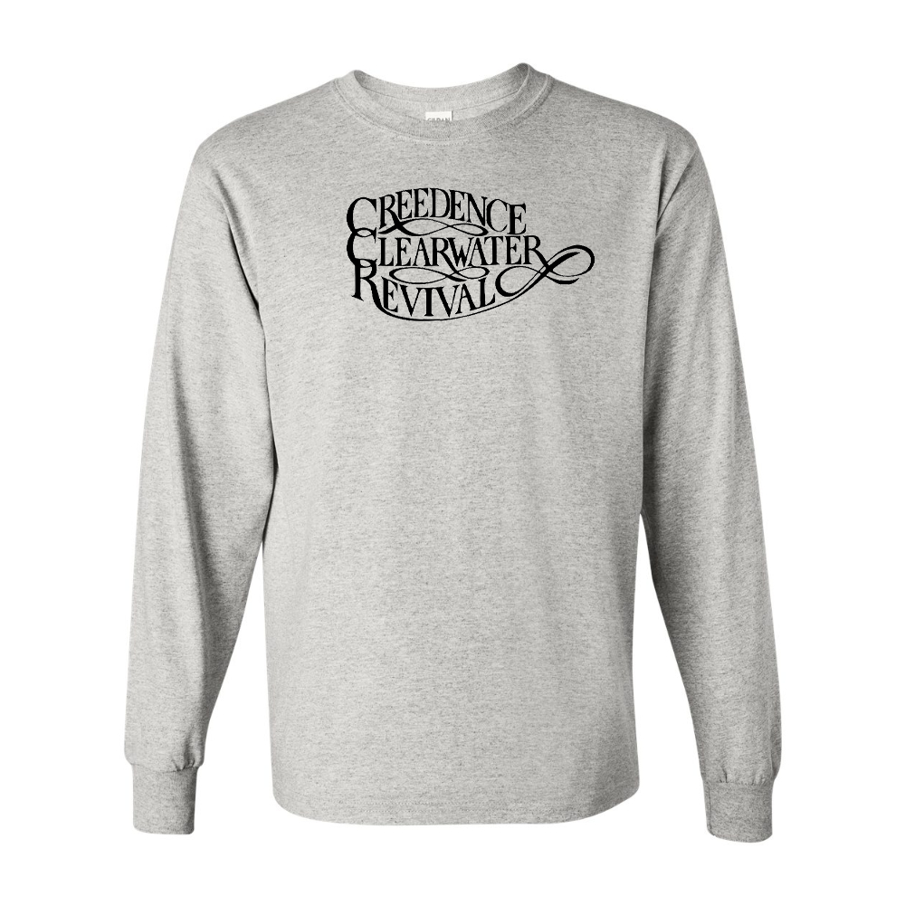 Men's Creedence Clearwater Revival Gildan Heavy Cotton Long Sleeve T-Shirt