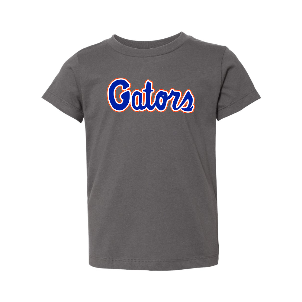 Florida Gators Script  BELLA  CANVAS Toddler Jersey Tee