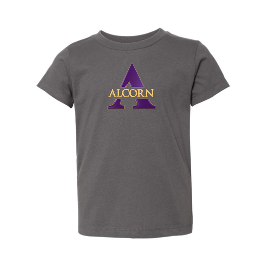 Alcorn State Braves  BELLA  CANVAS Toddler Jersey Tee