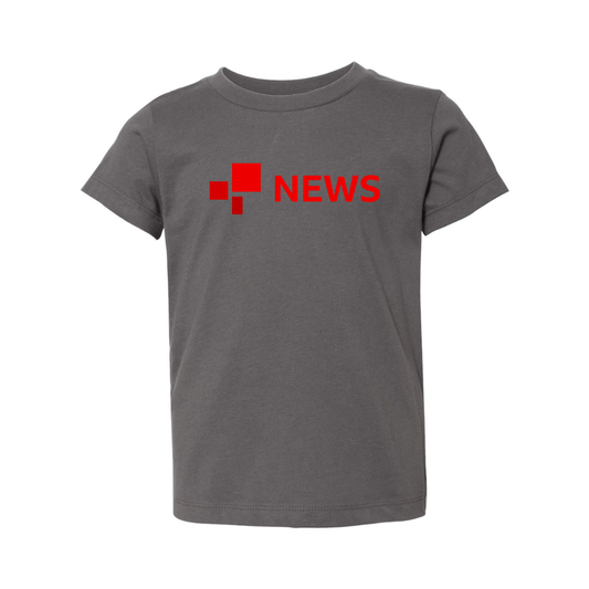 BBC News BELLA  CANVAS Toddler Jersey Tee