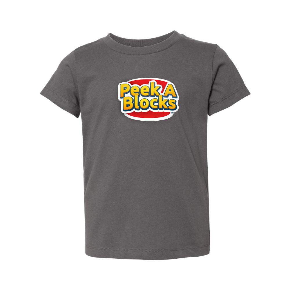 Peek A Blocks BELLA  CANVAS Toddler Jersey Tee