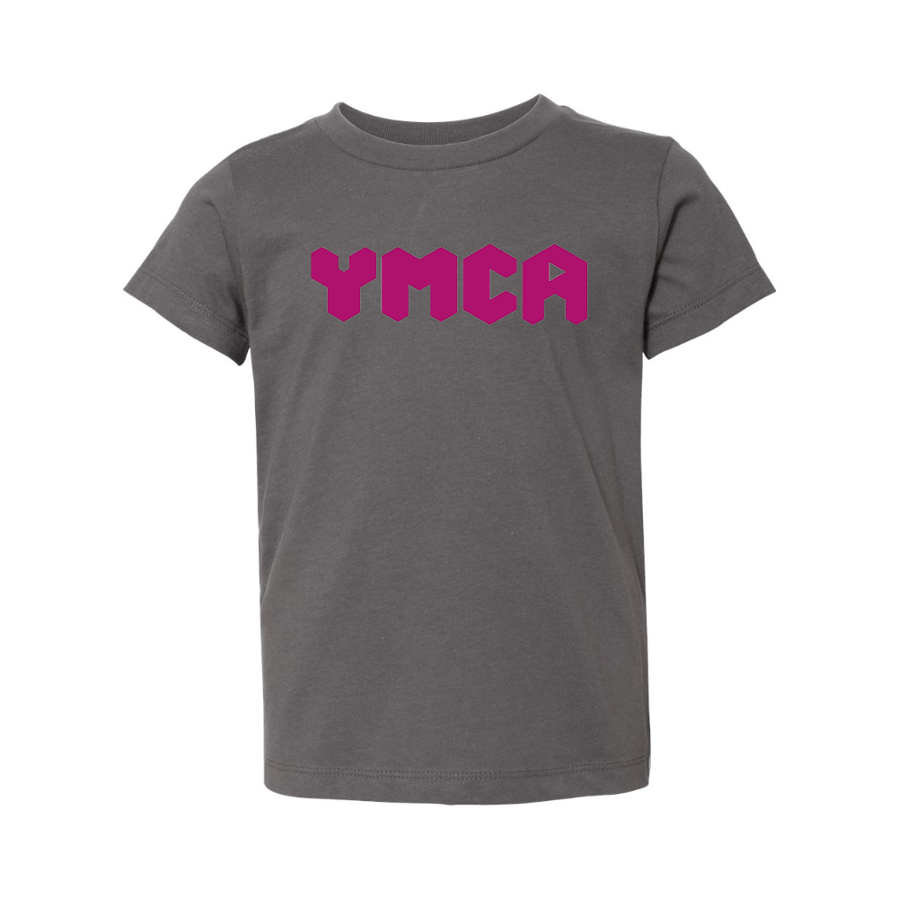 YMCA Mauve BELLA  CANVAS Toddler Jersey Tee