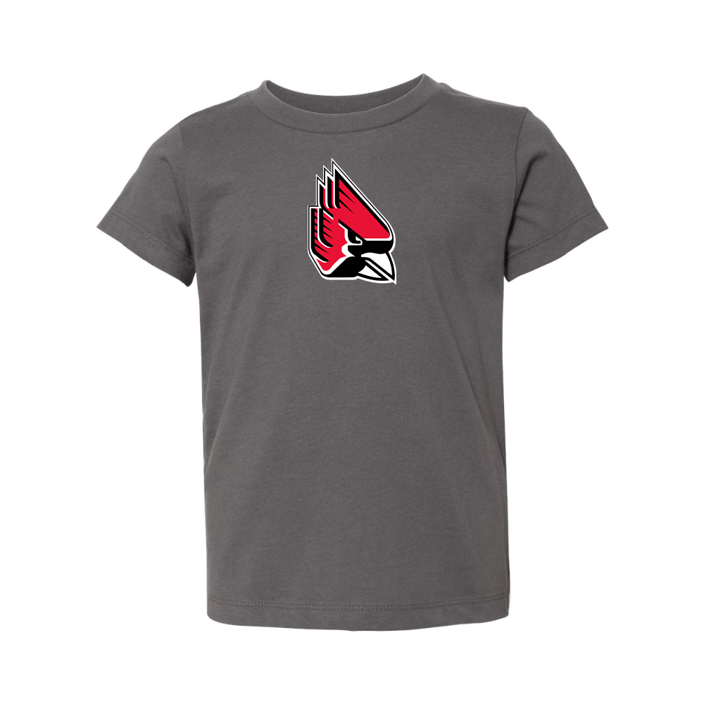 Ball State Cardinals BELLA  CANVAS Toddler Jersey Tee