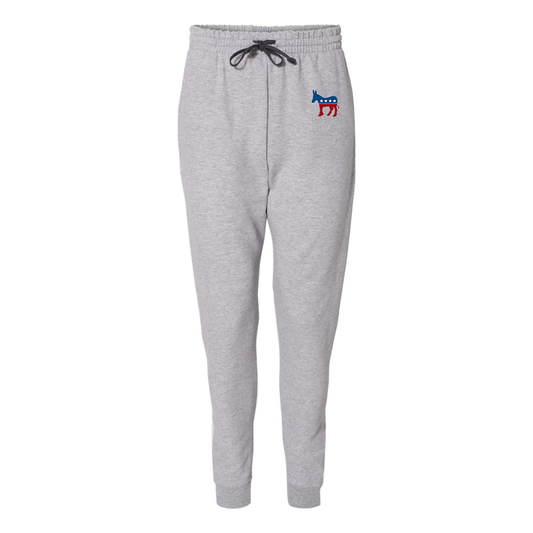 Men's Democrat Election Symbol JERZEES Nublend Joggers