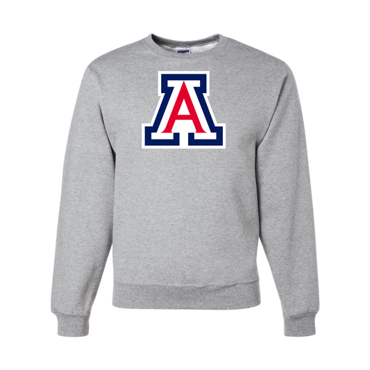 Men's Arizona Wildcats JERZEES NuBlend Crewneck Sweatshirt