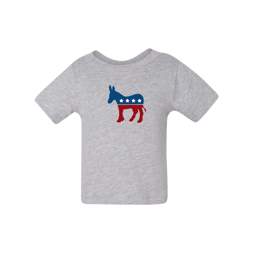 Democrat Election Symbol BELLA CANVAS Infant Jersey Tee