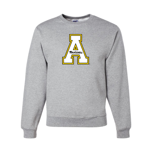 Men's  Appalachian State Mountaineers JERZEES NuBlend Crewneck Sweatshirt