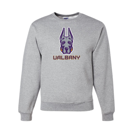Men's Albany Great Danes  JERZEES NuBlend Crewneck Sweatshirt
