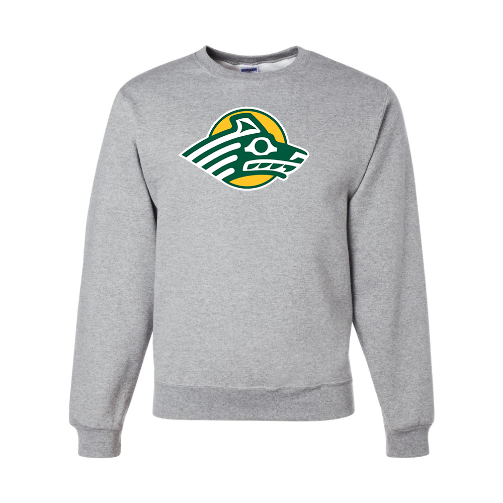 Men's Alaska Anchorage Seawolves   JERZEES NuBlend Crewneck Sweatshirt