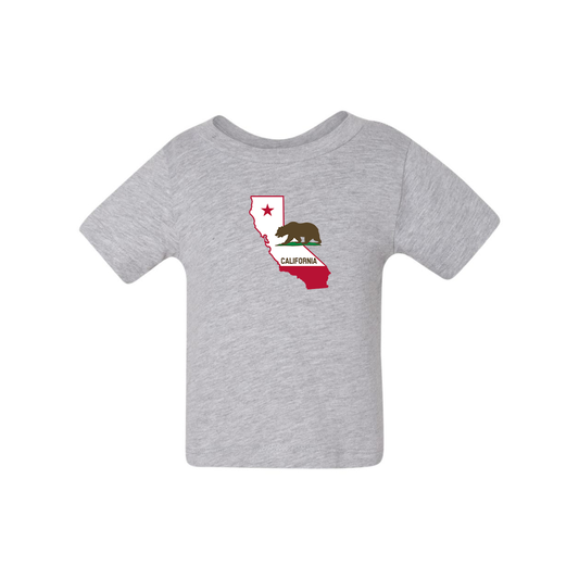 California Bear Map  BELLA CANVAS Infant Jersey Tee